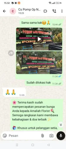 Testimonial Papan Bunga pettarani